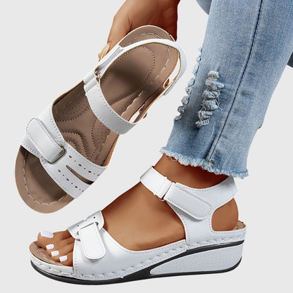 Crystal Embellished Comfort Flat Sandals