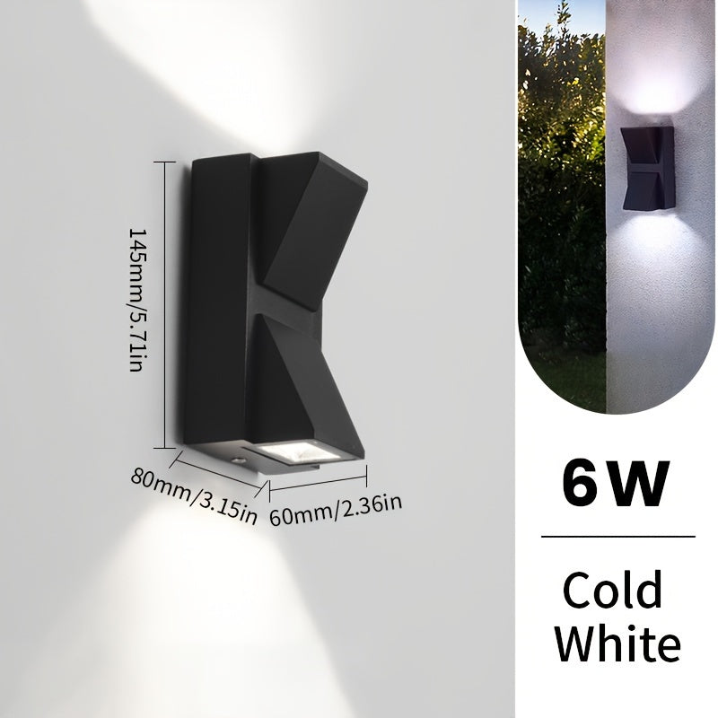 Modern LED Outdoor Wall Light | 3W and 6W Waterproof Decorative Wall Fixture For Garden Walls