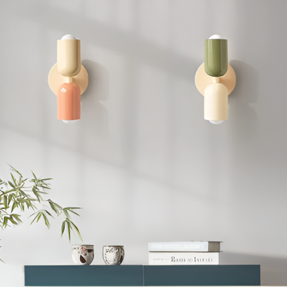 Nordic Twinlume Wall Lamp | Two Sided LED Sconce For Bedsides, Hallways and Longer Landings