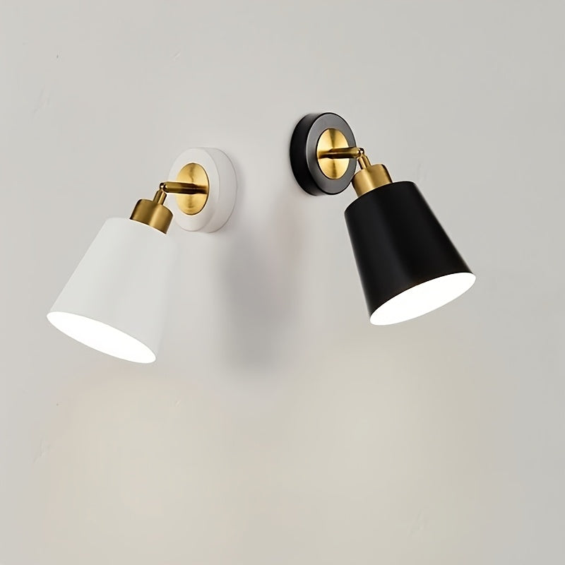 Modern Metal Wall Sconce Light | Adjustable Bedroom and Living Room Wall Lamp In Cast Iron