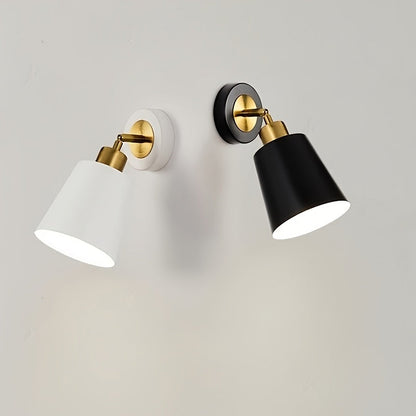 Modern Metal Wall Sconce Light | Adjustable Bedroom and Living Room Wall Lamp In Cast Iron