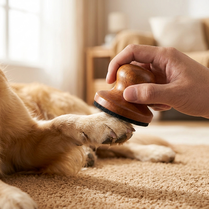 Pawlish Silent Dog Nail File | Low Noise Grooming Tool With 3 Sanding Pads For Calm Nail Care