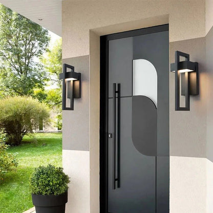 Scandinavian Outdoor Wall Light | Minimalist Aluminium LED Wall Lamp For Modern Home Exteriors