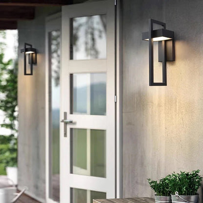 Scandinavian Outdoor Wall Light | Minimalist Aluminium LED Wall Lamp For Modern Home Exteriors