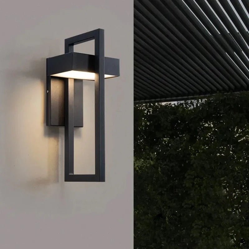 Scandinavian Outdoor Wall Light | Minimalist Aluminium LED Wall Lamp For Modern Home Exteriors