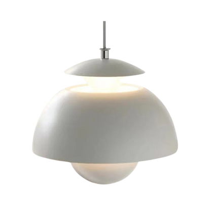 Petalume Pendant Light | Nordic Layered Dome LED Ceiling Lamp In Four Bold Modern Shade Colours