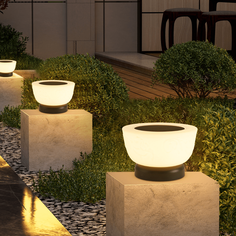 Solar Landing Light | Outdoor LED Pathway Lamp For Steps, Decks, Patios and Garden Pathways