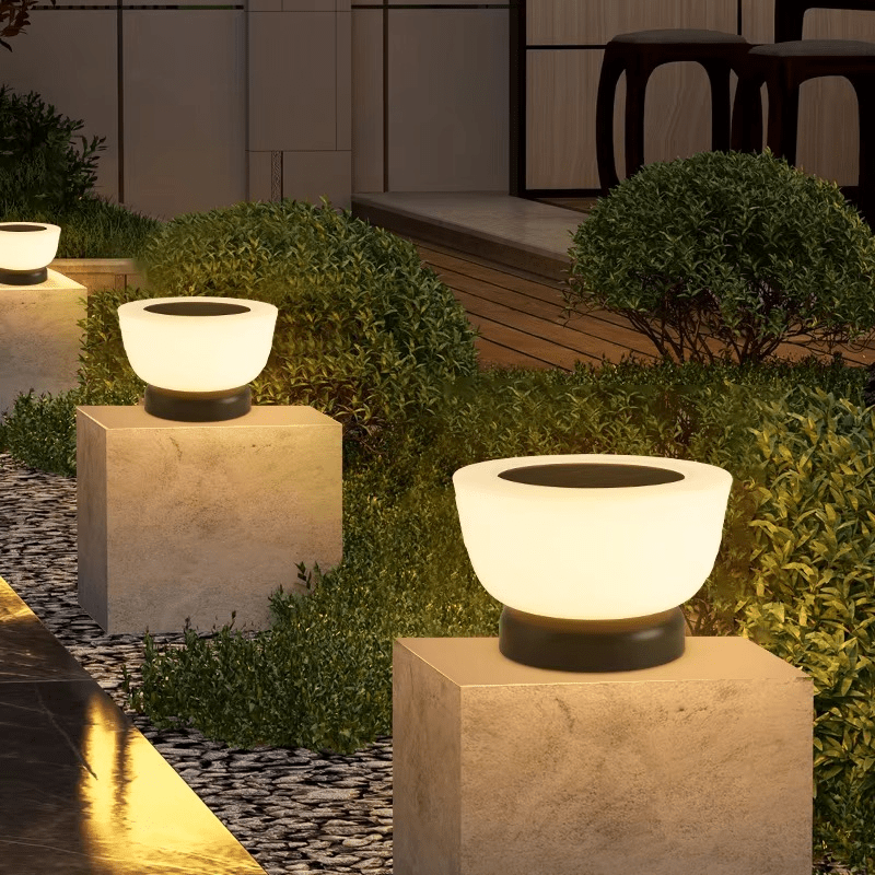 Solar Landing Light | Outdoor LED Pathway Lamp For Steps, Decks, Patios and Garden Pathways