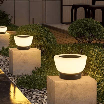 Solar Landing Light | Outdoor LED Pathway Lamp For Steps, Decks, Patios and Garden Pathways