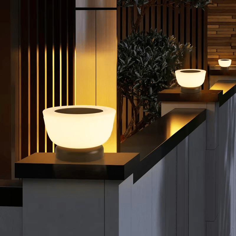 Solar Landing Light | Outdoor LED Pathway Lamp For Steps, Decks, Patios and Garden Pathways