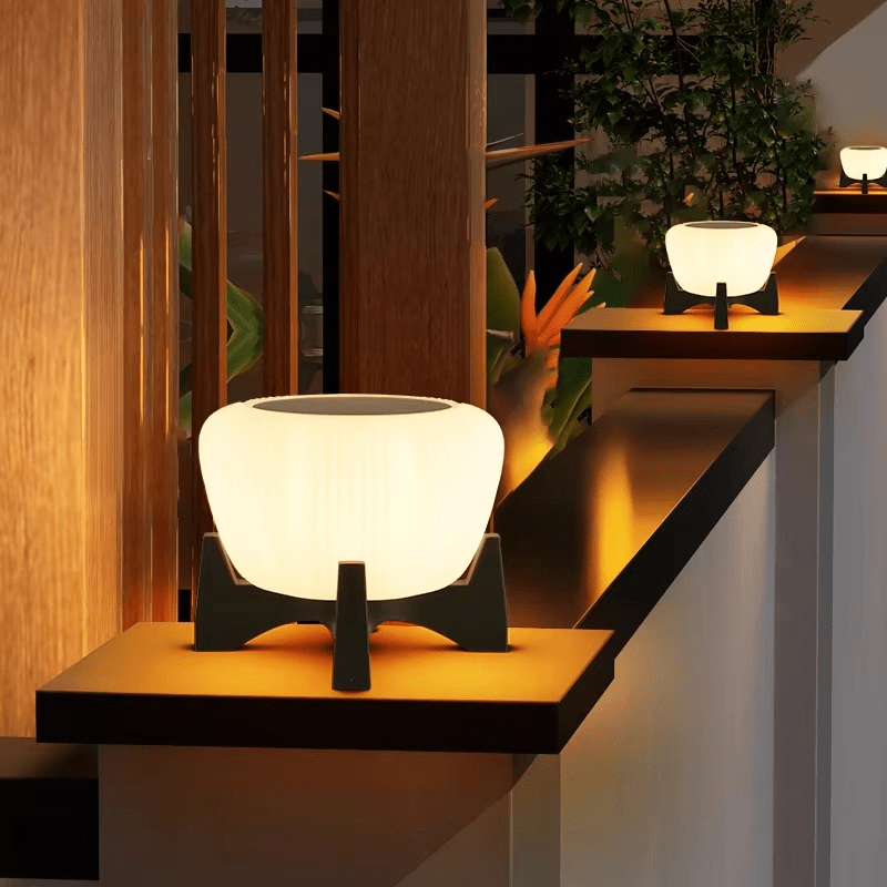 Solar Landing Light | Outdoor LED Pathway Lamp For Steps, Decks, Patios and Garden Pathways