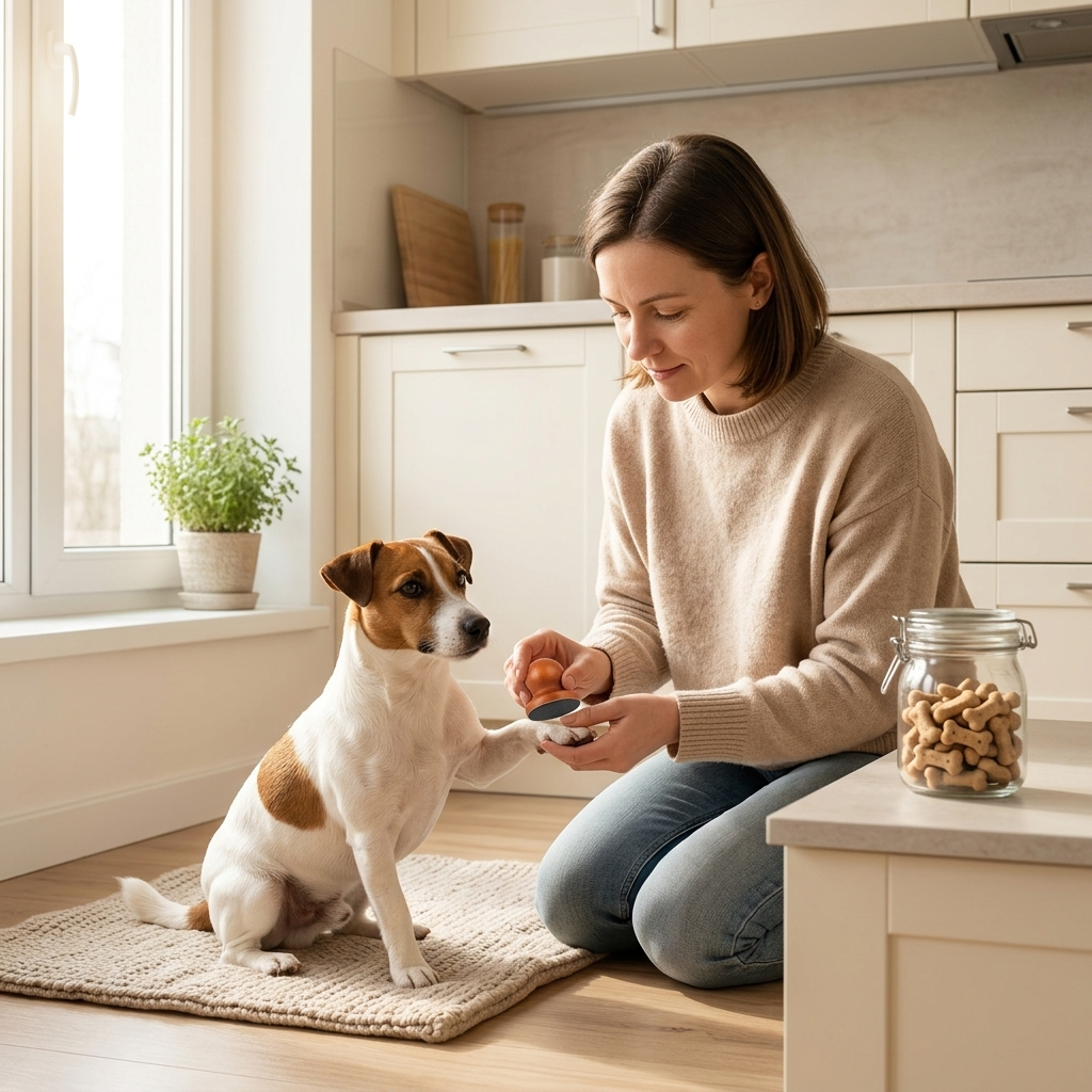 Pawlish Silent Dog Nail File | Low Noise Grooming Tool With 3 Sanding Pads For Calm Nail Care