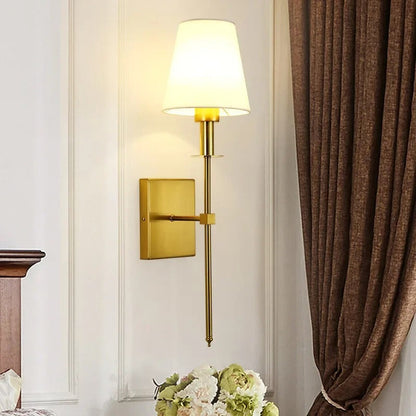 Nordic Elegance LED Wall Sconce | Modern Bedroom and Living Room Light In Two Metal Finishes