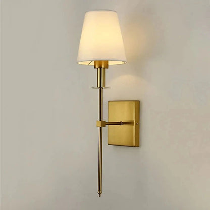 Nordic Elegance LED Wall Sconce | Modern Bedroom and Living Room Light In Two Metal Finishes