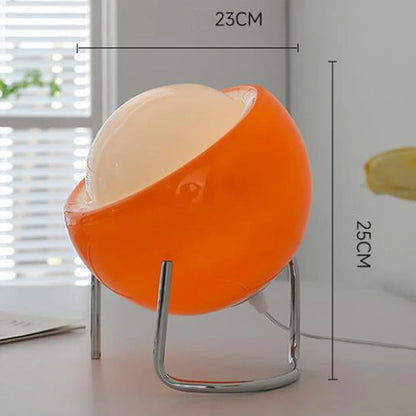 Bauhaus Glass Table Lamp | Retro Nordic Design Accent Light For Sideboards and Home Studies