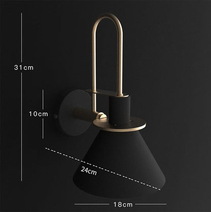 Solene Wall Lamp | Postmodern Metal Wall Light For Hallways, Living Rooms and Open Stairwells