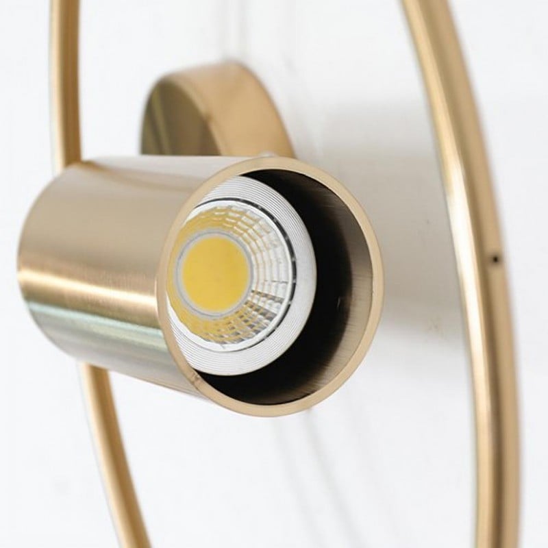 Ringara Wall Light | Nordic Minimalist Ring Design In Gold or Black With Two LED Light Colours