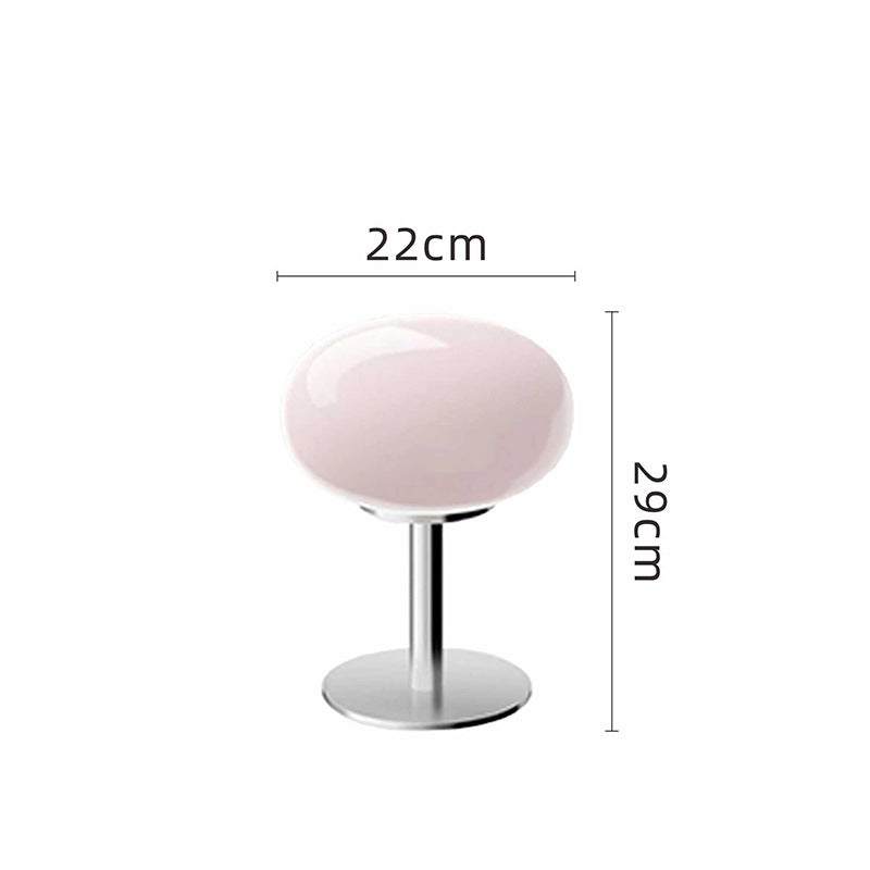 Italian Designer Glass Table Lamp | Modern Retro Accent Light For Living Rooms and Consoles