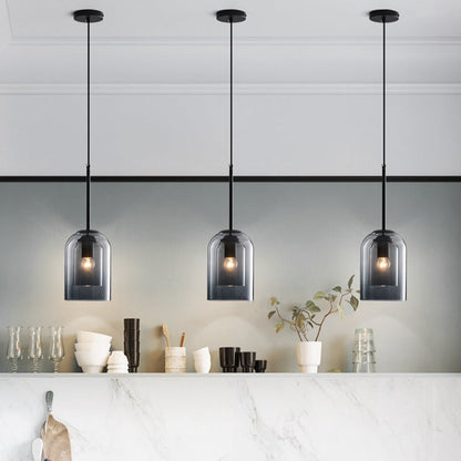 Glass Pendant Light | Modern Nordic Hanging Ceiling Lamp For Apartments and Dining Room Areas