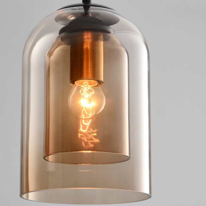 Glass Pendant Light | Modern Nordic Hanging Ceiling Lamp For Apartments and Dining Room Areas