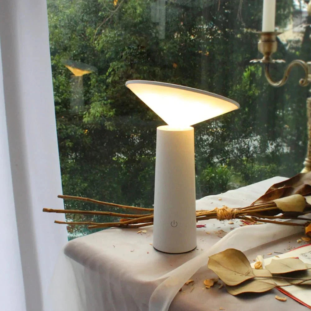 Balanca Table Lamp | Dimmable Modern Designer Light In Black or White For Desks and Bedsides