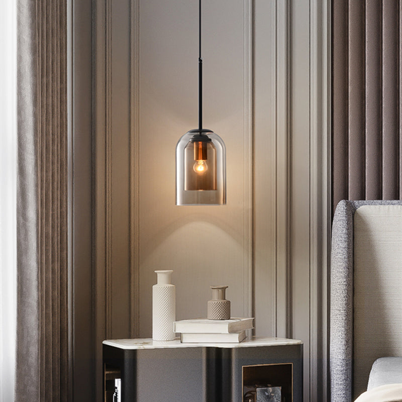 Glass Pendant Light | Modern Nordic Hanging Ceiling Lamp For Apartments and Dining Room Areas