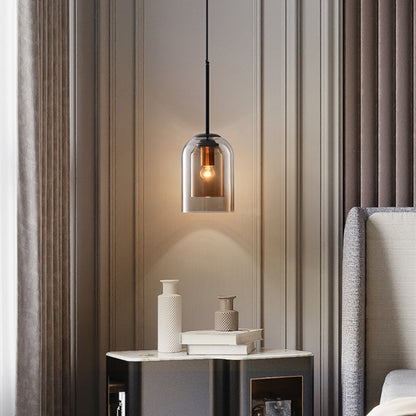 Glass Pendant Light | Modern Nordic Hanging Ceiling Lamp For Apartments and Dining Room Areas