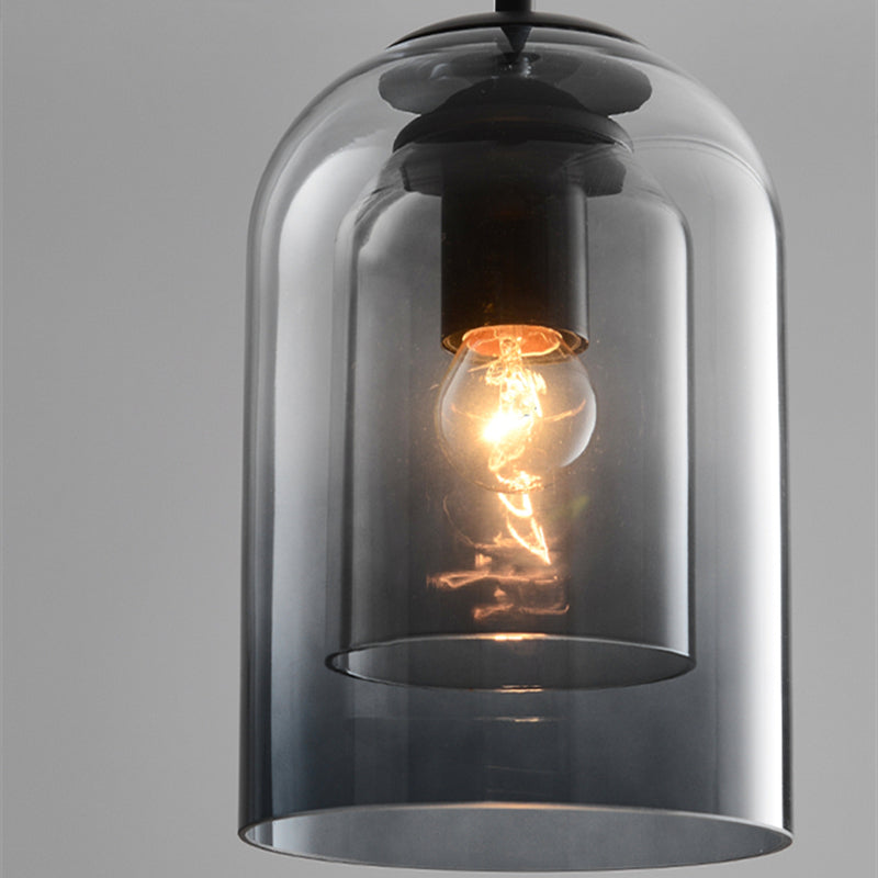 Glass Pendant Light | Modern Nordic Hanging Ceiling Lamp For Apartments and Dining Room Areas