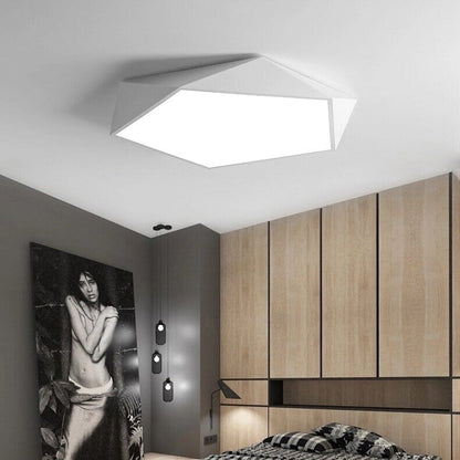 Vaultra Ceiling Light | Modern Geometric LED Flush Mount For Living Rooms, Halls and Bedrooms
