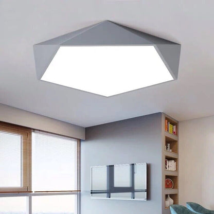 Vaultra Ceiling Light | Modern Geometric LED Flush Mount For Living Rooms, Halls and Bedrooms