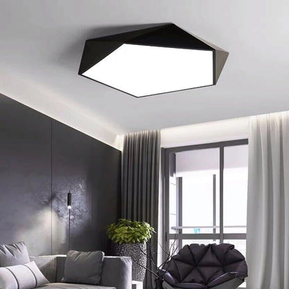 Vaultra Ceiling Light | Modern Geometric LED Flush Mount For Living Rooms, Halls and Bedrooms