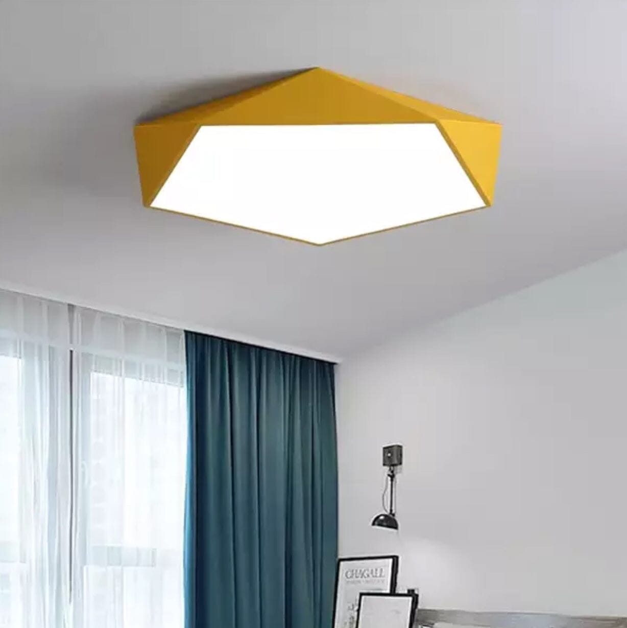 Vaultra Ceiling Light | Modern Geometric LED Flush Mount For Living Rooms, Halls and Bedrooms