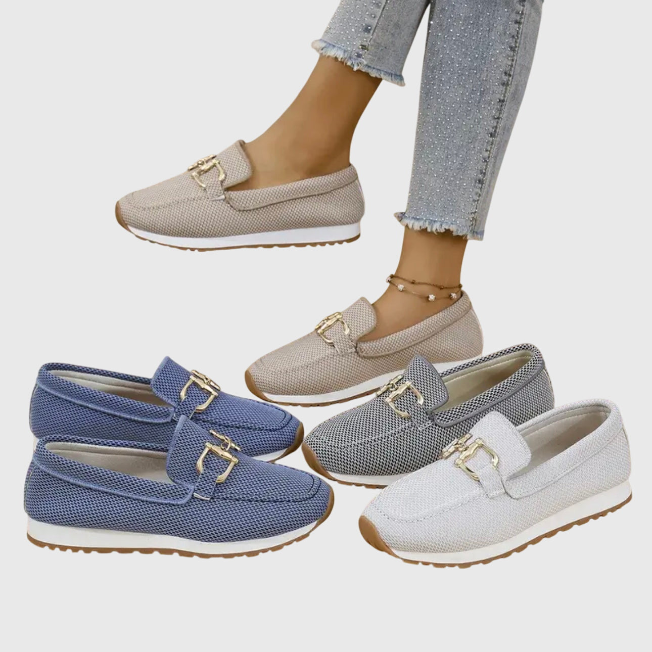 Susie Mesh Horsebit Loafer Sneakers