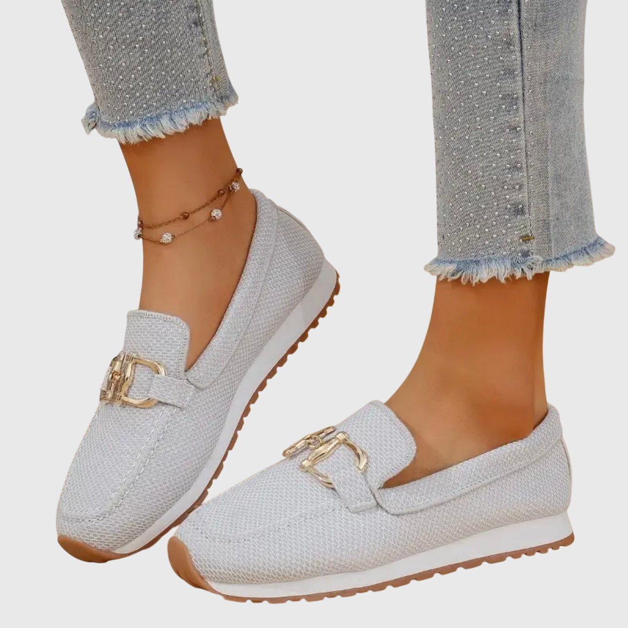 Susie Mesh Horsebit Loafer Sneakers
