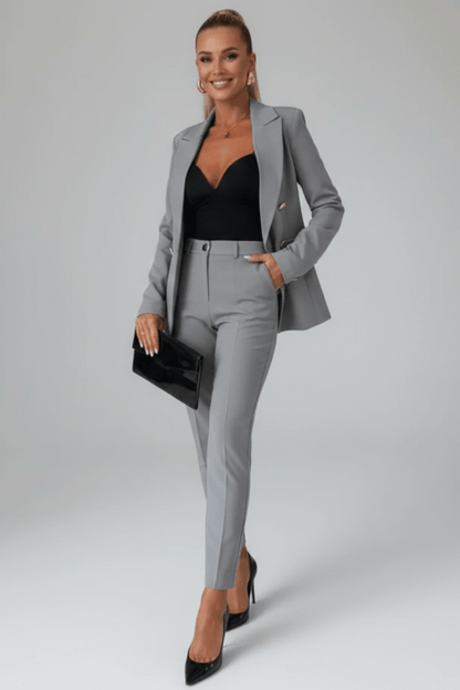 Tailored Two-Piece Woven Pant Suit
