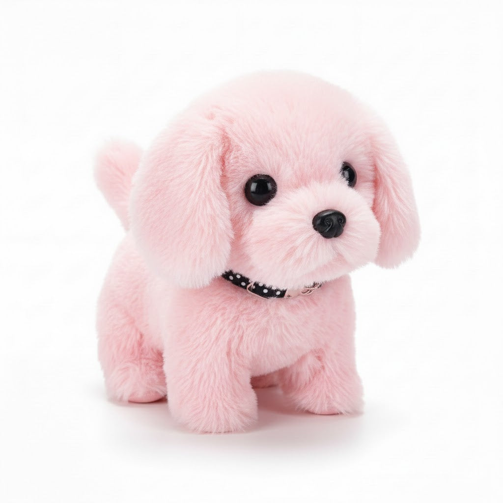 Interactive Walking Plush Puppy Toy | Barking Soft Robot Dog Toy For Children and Cuddly Play