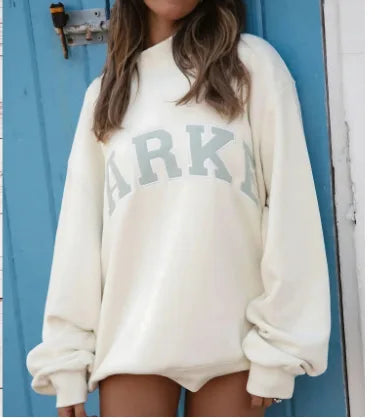 Kenni Mock Neck Varsity Sweatshirt