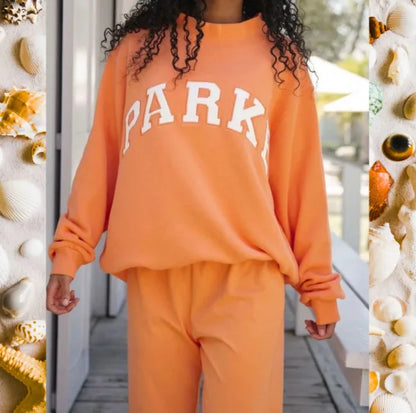 Kenni Mock Neck Varsity Sweatshirt